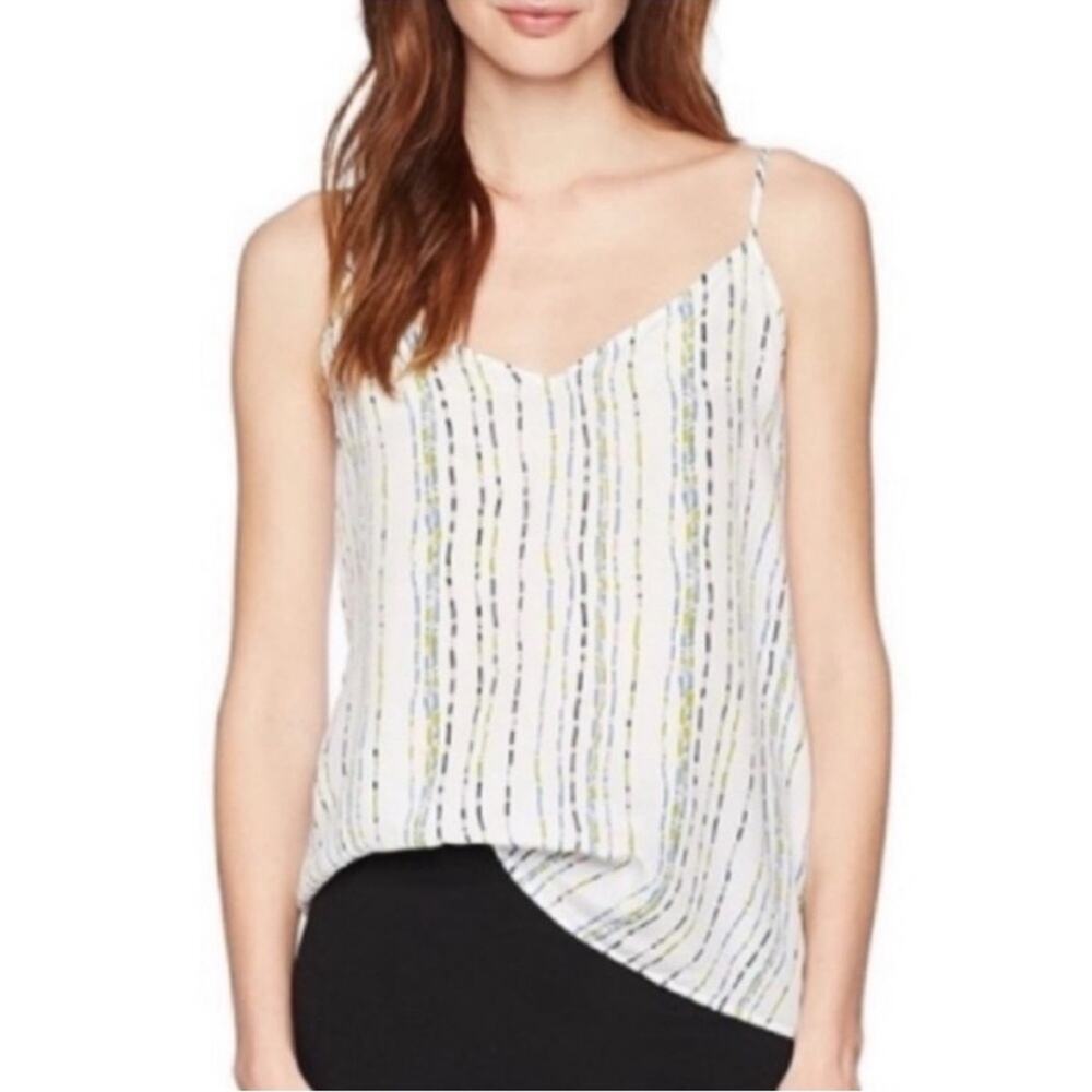 Equipment Femme Revolve Layla Silk Camisole - White Bohemian Beads - Medium